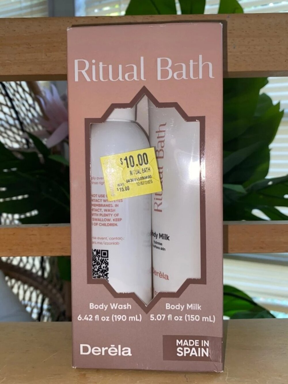 Derela Ritual Bath Body Wash & Body Milk Gift Set